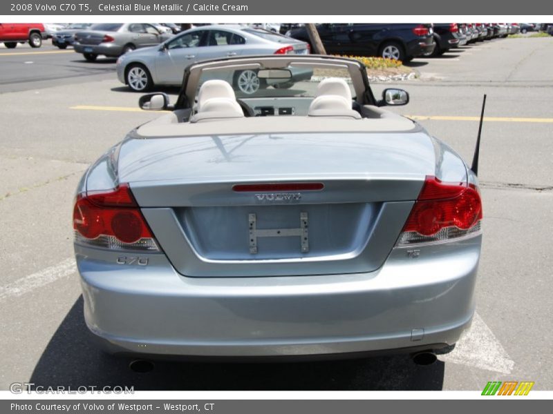 Celestial Blue Metallic / Calcite Cream 2008 Volvo C70 T5
