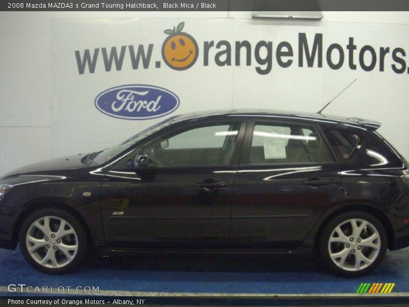 Black Mica / Black 2008 Mazda MAZDA3 s Grand Touring Hatchback