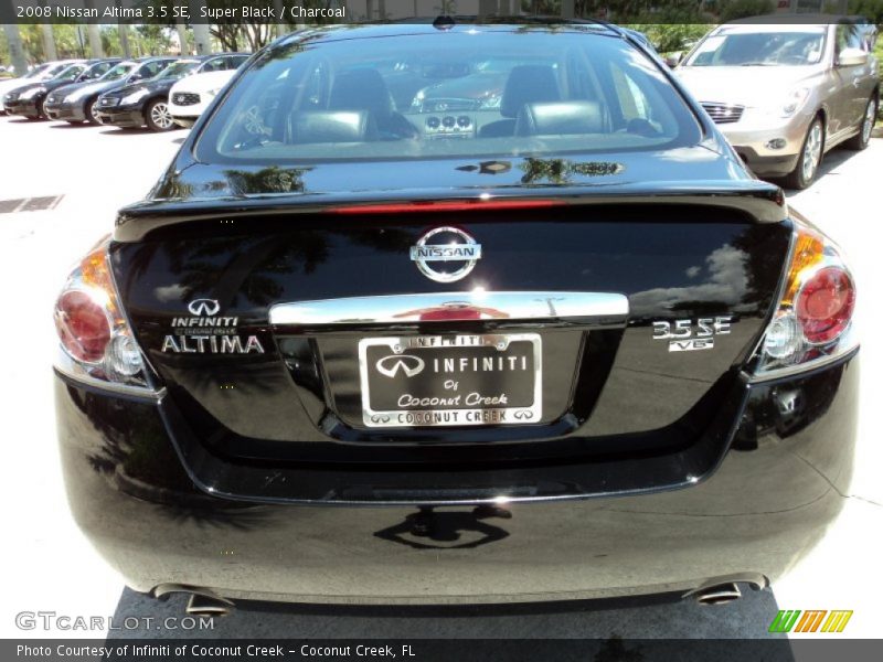 Super Black / Charcoal 2008 Nissan Altima 3.5 SE