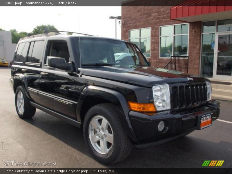 Black / Khaki 2006 Jeep Commander 4x4
