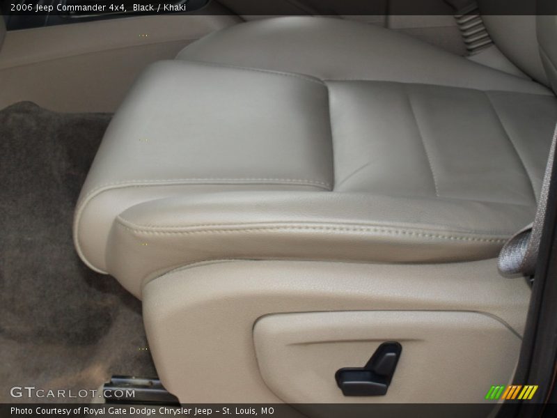 Black / Khaki 2006 Jeep Commander 4x4