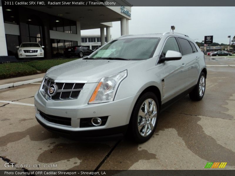 Radiant Silver Metallic / Titanium/Ebony 2011 Cadillac SRX FWD