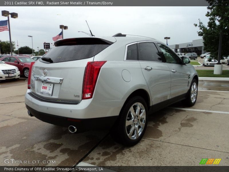 Radiant Silver Metallic / Titanium/Ebony 2011 Cadillac SRX FWD