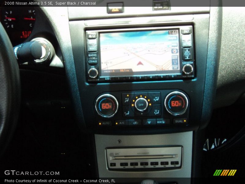 Super Black / Charcoal 2008 Nissan Altima 3.5 SE
