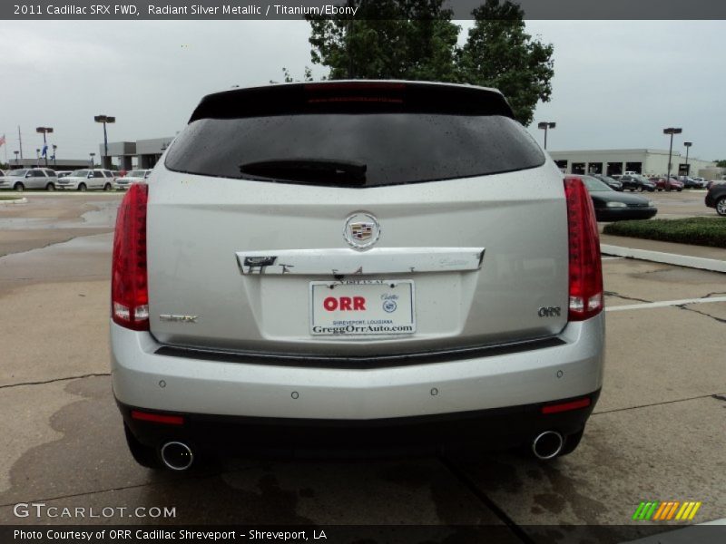 Radiant Silver Metallic / Titanium/Ebony 2011 Cadillac SRX FWD