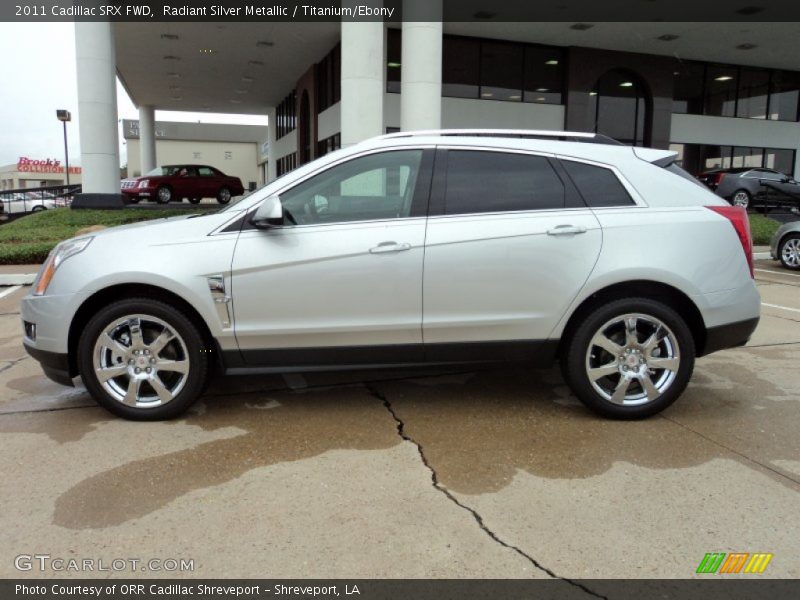Radiant Silver Metallic / Titanium/Ebony 2011 Cadillac SRX FWD