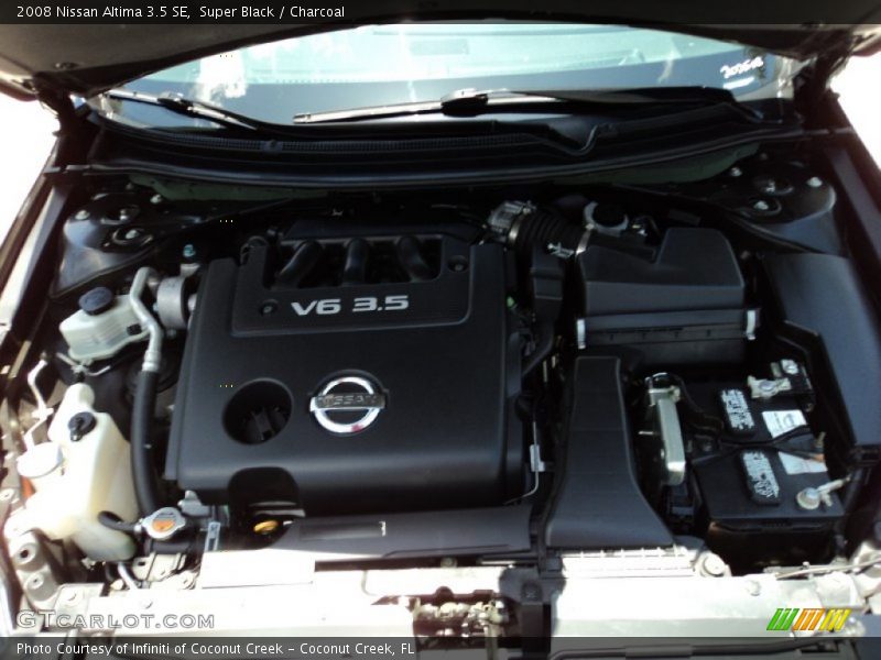 Super Black / Charcoal 2008 Nissan Altima 3.5 SE
