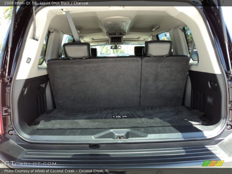 Liquid Onyx Black / Charcoal 2008 Infiniti QX 56