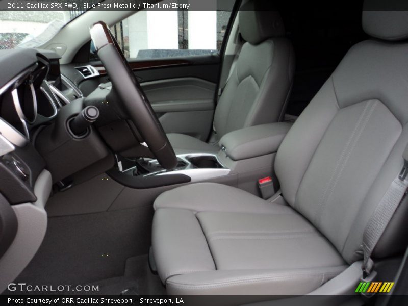 Blue Frost Metallic / Titanium/Ebony 2011 Cadillac SRX FWD