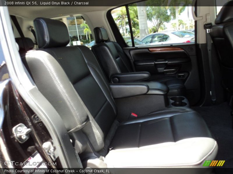 Liquid Onyx Black / Charcoal 2008 Infiniti QX 56