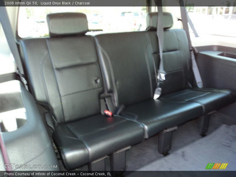 Liquid Onyx Black / Charcoal 2008 Infiniti QX 56