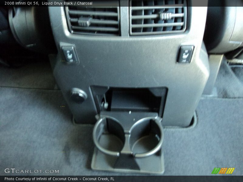 Liquid Onyx Black / Charcoal 2008 Infiniti QX 56