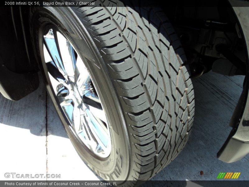 Liquid Onyx Black / Charcoal 2008 Infiniti QX 56