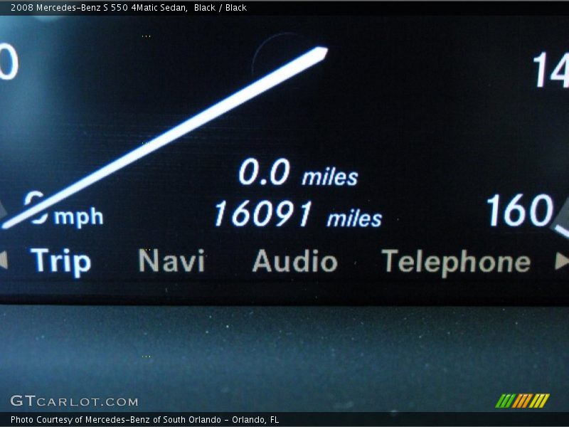 Black / Black 2008 Mercedes-Benz S 550 4Matic Sedan