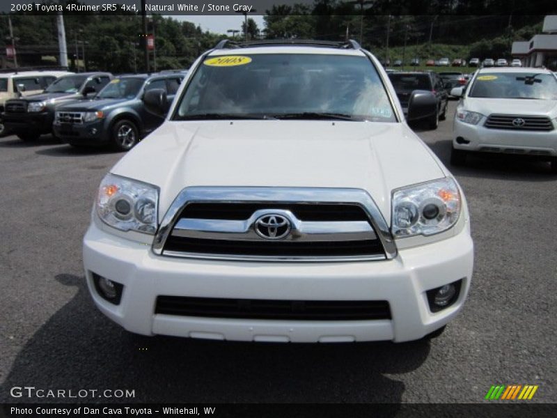 Natural White / Stone Gray 2008 Toyota 4Runner SR5 4x4