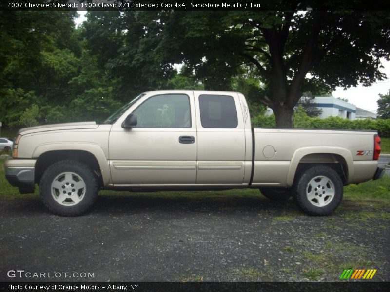 Sandstone Metallic / Tan 2007 Chevrolet Silverado 1500 Classic Z71 Extended Cab 4x4