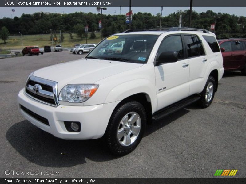 Natural White / Stone Gray 2008 Toyota 4Runner SR5 4x4