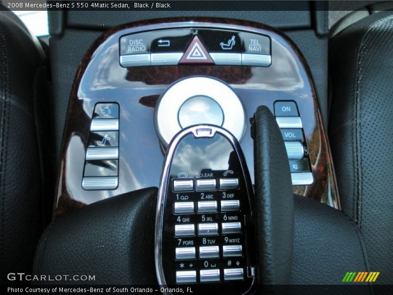 Black / Black 2008 Mercedes-Benz S 550 4Matic Sedan