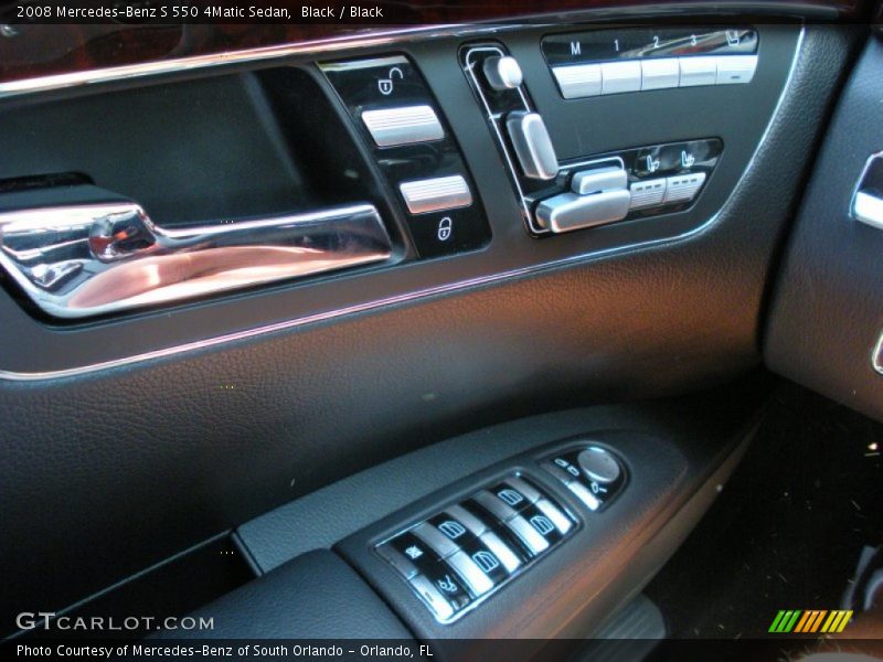 Black / Black 2008 Mercedes-Benz S 550 4Matic Sedan