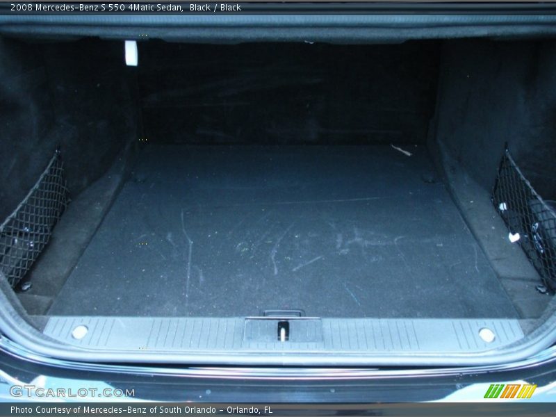 Black / Black 2008 Mercedes-Benz S 550 4Matic Sedan