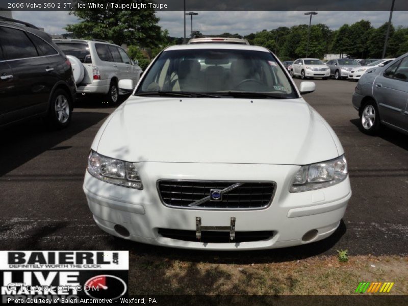 Ice White / Taupe/Light Taupe 2006 Volvo S60 2.5T