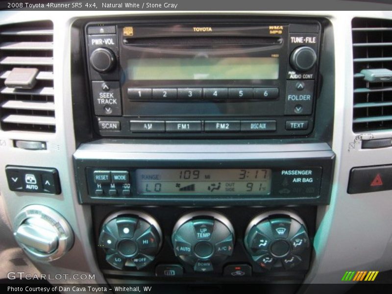 Natural White / Stone Gray 2008 Toyota 4Runner SR5 4x4