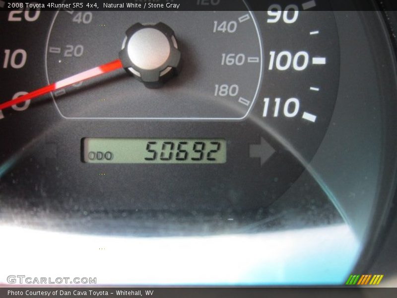 Natural White / Stone Gray 2008 Toyota 4Runner SR5 4x4
