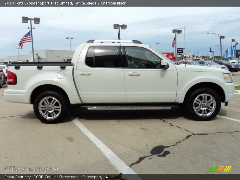  2010 Explorer Sport Trac Limited White Suede