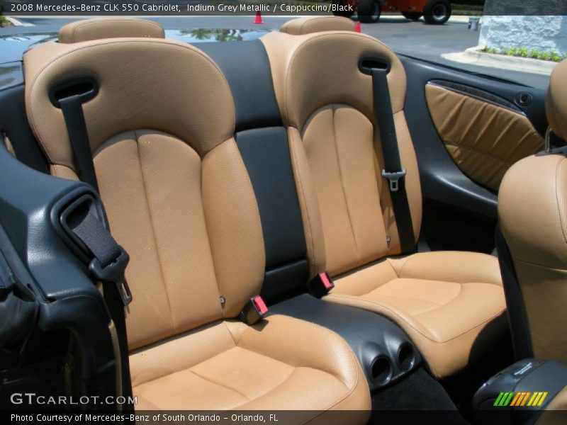 Indium Grey Metallic / Cappuccino/Black 2008 Mercedes-Benz CLK 550 Cabriolet
