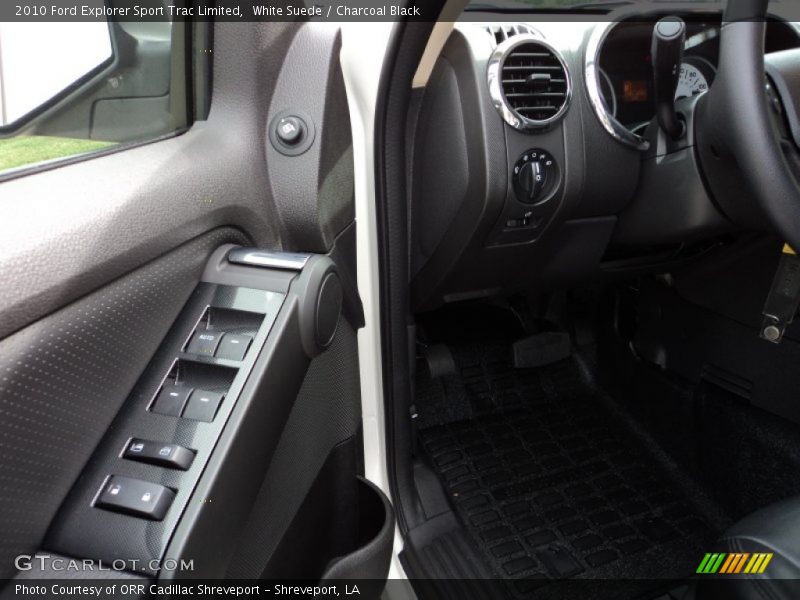 White Suede / Charcoal Black 2010 Ford Explorer Sport Trac Limited