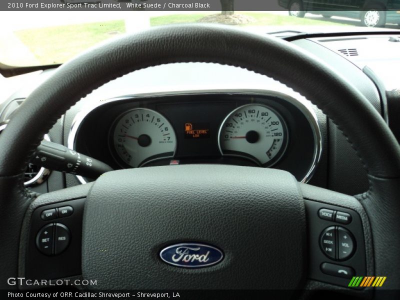 White Suede / Charcoal Black 2010 Ford Explorer Sport Trac Limited