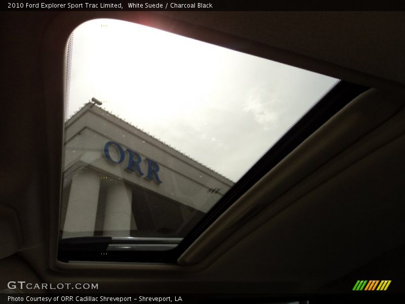 White Suede / Charcoal Black 2010 Ford Explorer Sport Trac Limited