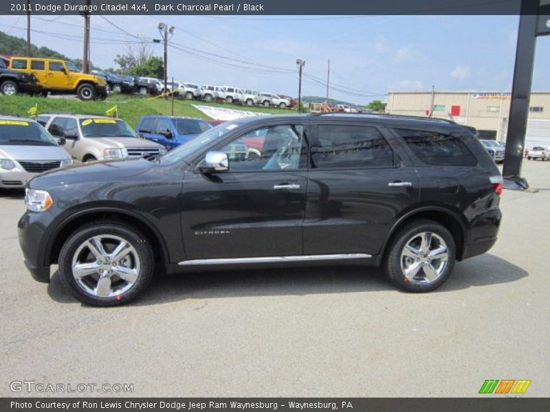 Dark Charcoal Pearl / Black 2011 Dodge Durango Citadel 4x4