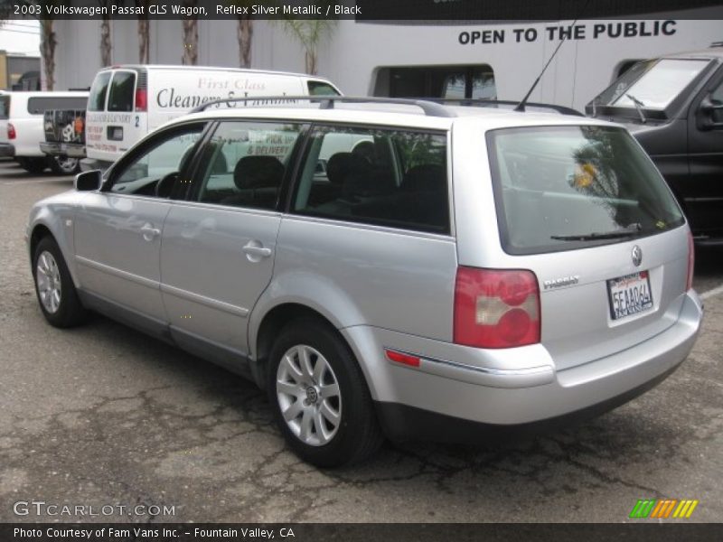 Reflex Silver Metallic / Black 2003 Volkswagen Passat GLS Wagon