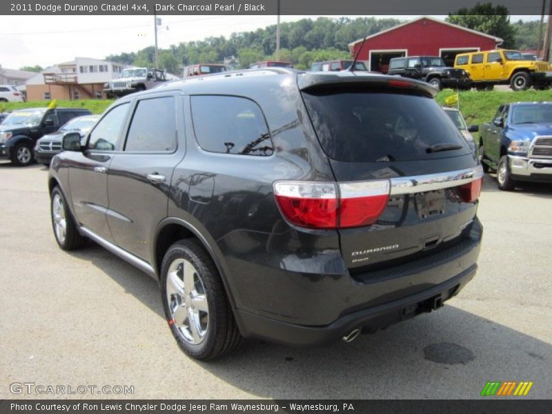 Dark Charcoal Pearl / Black 2011 Dodge Durango Citadel 4x4
