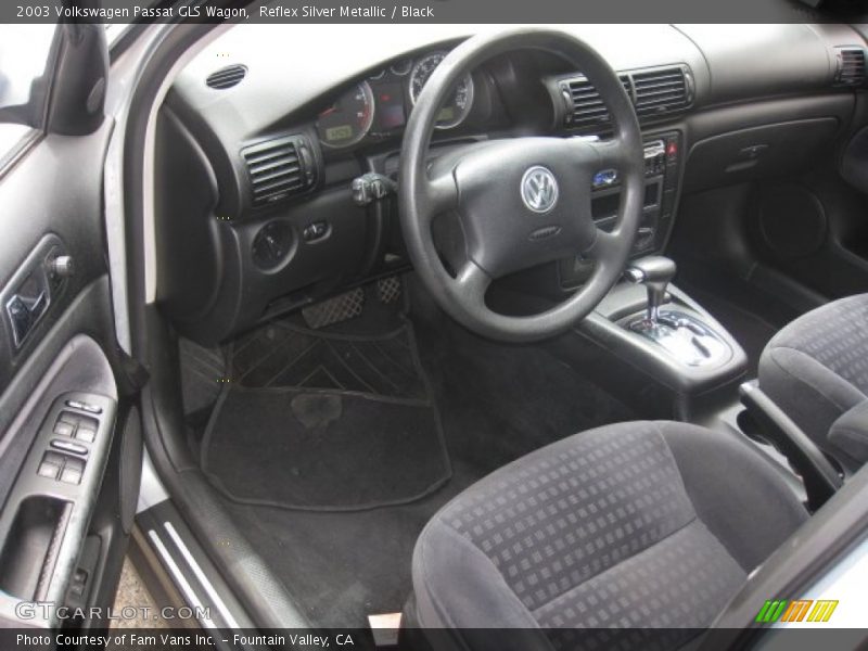 Reflex Silver Metallic / Black 2003 Volkswagen Passat GLS Wagon