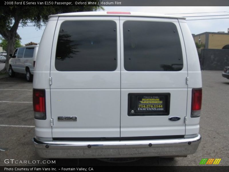 Oxford White / Medium Flint 2008 Ford E Series Van E150 Passenger