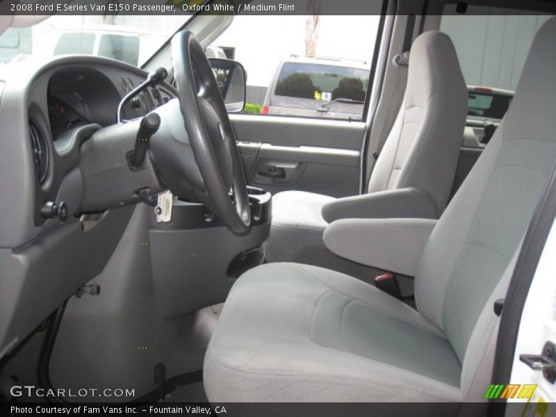 Oxford White / Medium Flint 2008 Ford E Series Van E150 Passenger