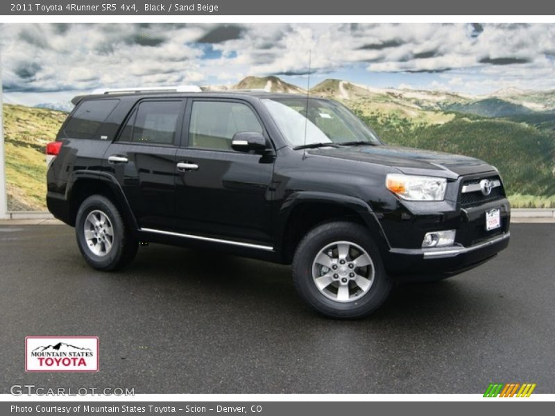 Black / Sand Beige 2011 Toyota 4Runner SR5 4x4