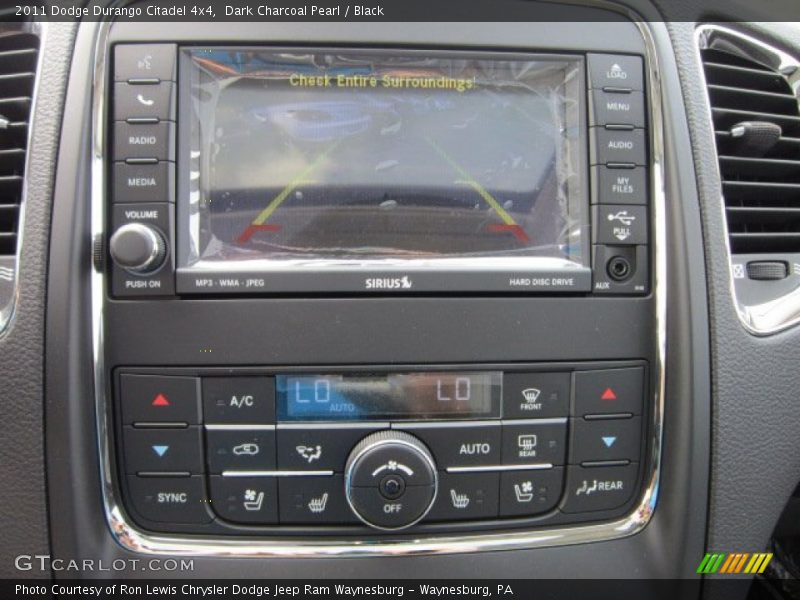 Dark Charcoal Pearl / Black 2011 Dodge Durango Citadel 4x4