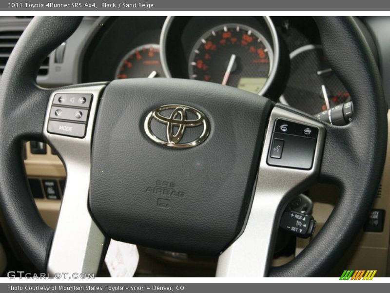 Black / Sand Beige 2011 Toyota 4Runner SR5 4x4