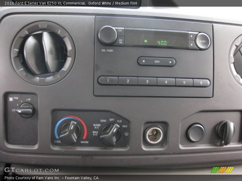 Oxford White / Medium Flint 2010 Ford E Series Van E250 XL Commericial