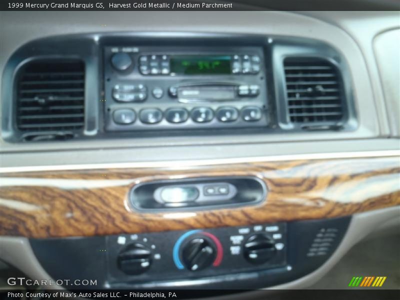 Harvest Gold Metallic / Medium Parchment 1999 Mercury Grand Marquis GS