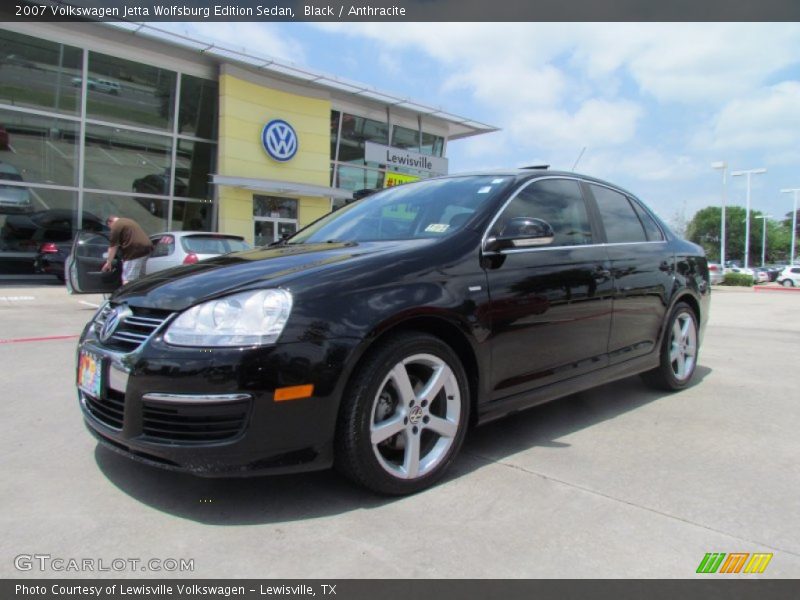 Black / Anthracite 2007 Volkswagen Jetta Wolfsburg Edition Sedan