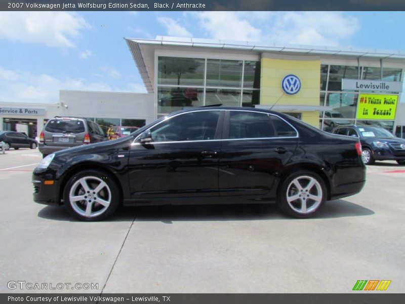 Black / Anthracite 2007 Volkswagen Jetta Wolfsburg Edition Sedan