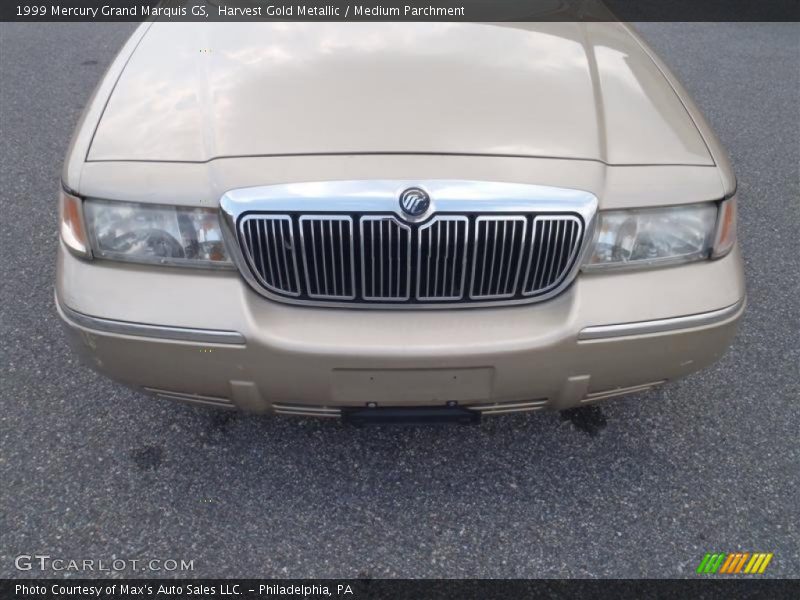 Harvest Gold Metallic / Medium Parchment 1999 Mercury Grand Marquis GS