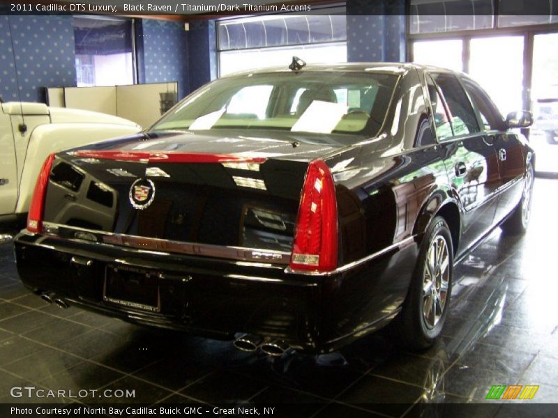 Black Raven / Titanium/Dark Titanium Accents 2011 Cadillac DTS Luxury