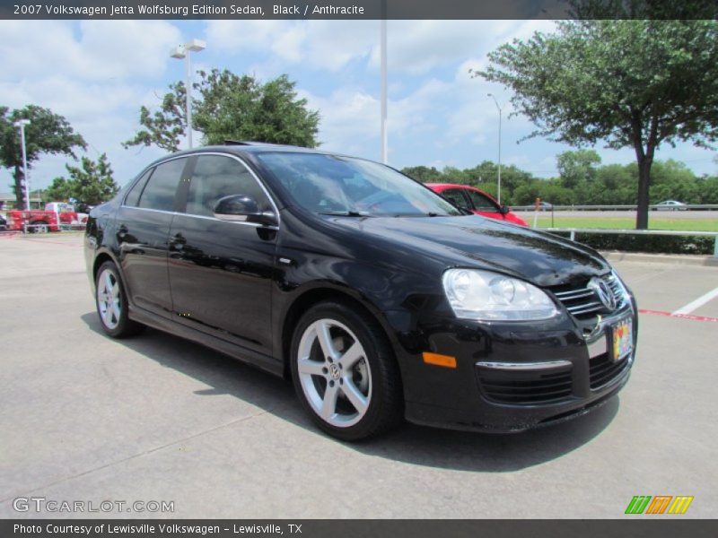 Black / Anthracite 2007 Volkswagen Jetta Wolfsburg Edition Sedan