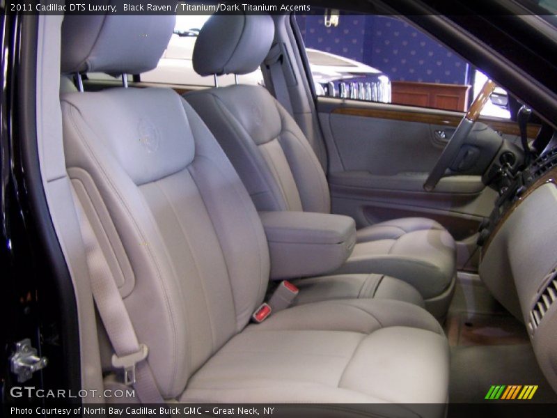 Black Raven / Titanium/Dark Titanium Accents 2011 Cadillac DTS Luxury