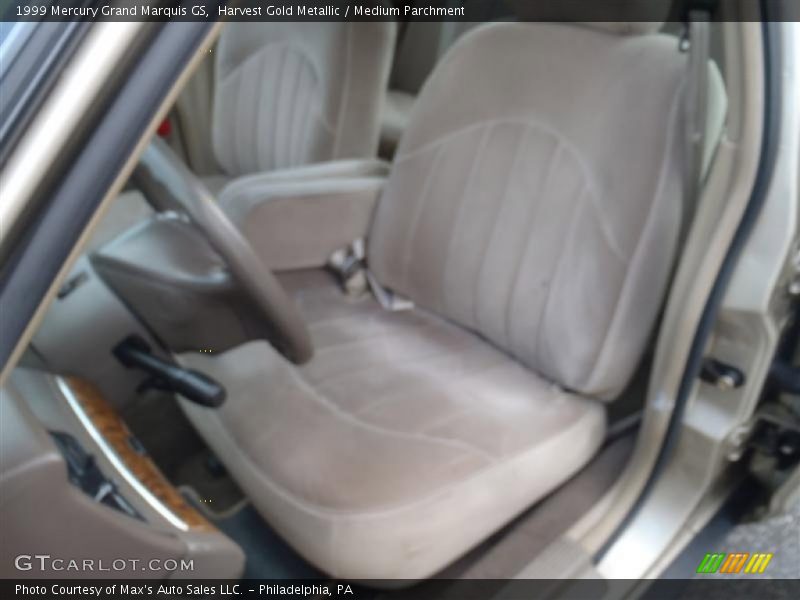 Harvest Gold Metallic / Medium Parchment 1999 Mercury Grand Marquis GS